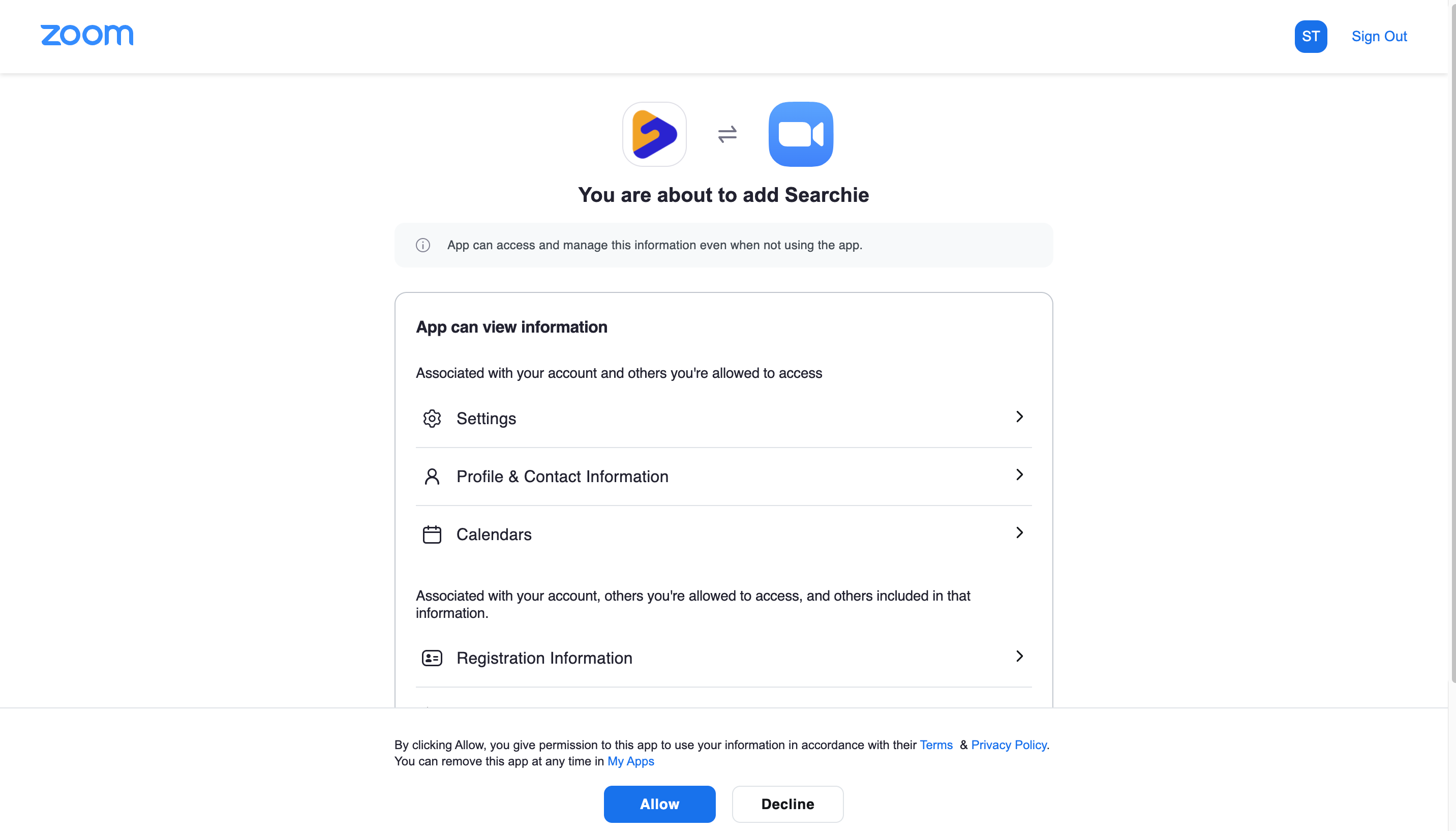 Connect your Zoom Pro account